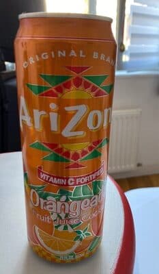 Arizona orangeade fruit juice cocktail