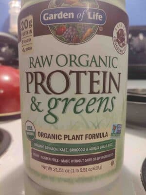 RAW Organic Protein & Greens Chocolate Cacao