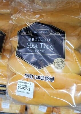 BRIOCHE HOT DOG BUNS, BRIOCHE