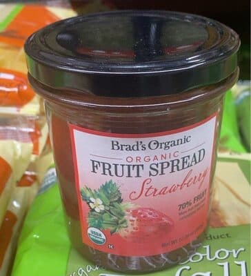 STRAWBERRY ORGANIC FRUIT SPREAD, STRAWBERRY