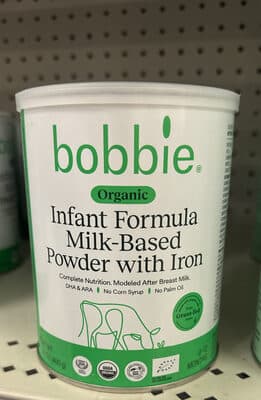 Infant Formula Milk-Based Powder With Iron