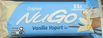 VANILLA YOGURT NUTRITION BAR, VANILLA YOGURT