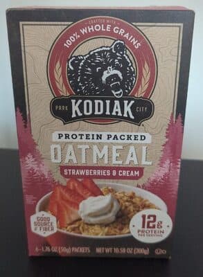 STRAWBERRIES & CREAM OATMEAL, STRAWBERRIES; CREAM