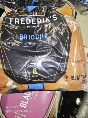 BRIOCHE HOT DOG BUNS, BRIOCHE