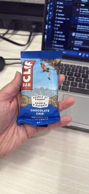 CHOCOLATE CHIP ENERGY BAR, CHOCOLATE CHIP