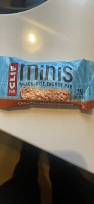 minis snack-size energy bar crunchy peanut butter