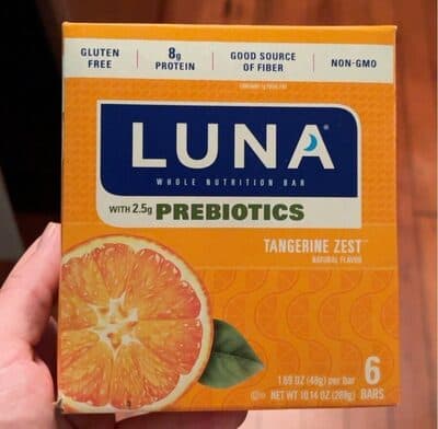 TANGERINE ZEST WHOLE NUTRITION BARS, TANGERINE ZEST