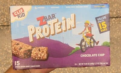 ZBAR PROTEIN SNACK BARS CHOCOLATE CHIP
