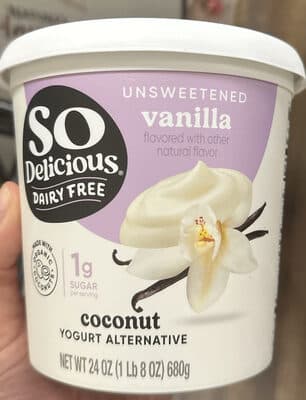 Unsweetened Vanilla Coconut Yogurt Alternative