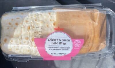 CHICKEN & BACON COBB WRAP, CHICKEN & BACON