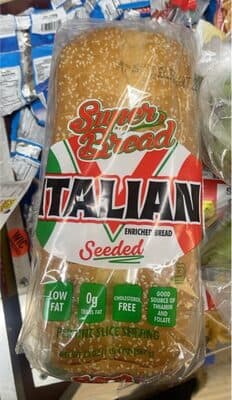 SEEDED ITALIAN ENRICHED BREAD, SEEDED ITALIAN