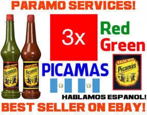 PICAMA'S, SALSA BRAVA HOT SAUCE