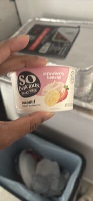 strawberry banana coconut yogurt alternative