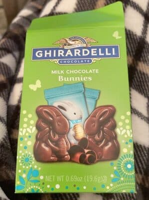 MILK CHOCOLATE BUNNIES, MILK CHOCOLATE