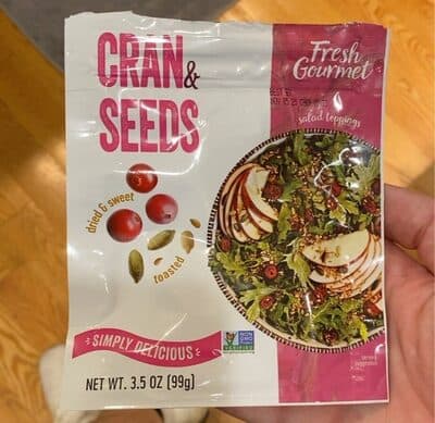 CRAN & SEEDS SALAD TOPPINGS, CRAN & SEEDS