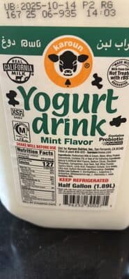MINT YOGURT DRINK, MINT