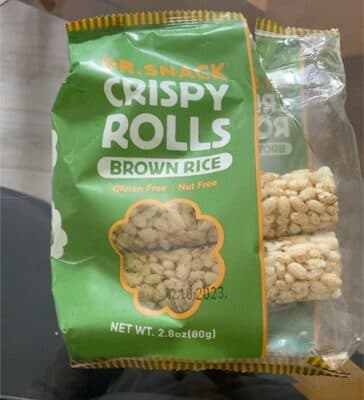 BROWN RICE CRISPY ROLLS, BROWN RICE