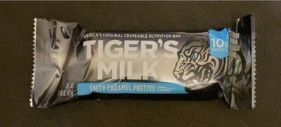 SALTY CARAMEL PRETZEL FLAVORED NUTRITION BAR, SALTY CARAMEL PRETZEL