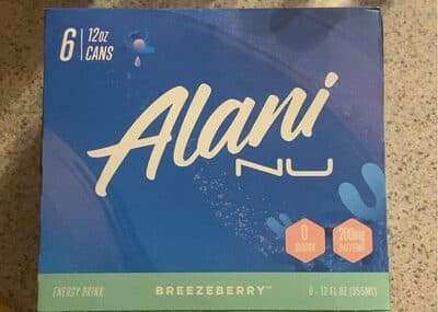 BREEZEBERRY ENERGY DRINK, BREEZEBERRY