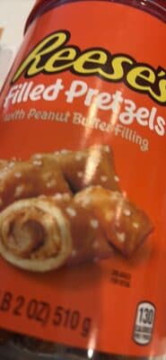 Filled Pretzels with Peanut Butter Filling