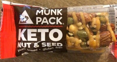 CARAMEL SEA SALT FLAVORED KETO NUT & SEED BAR, CARAMEL; SEA SALT