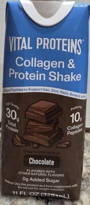 Collagen and protein shake