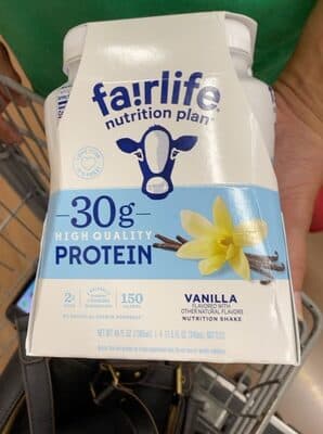 VANILLA FLAVORED NUTRITION SHAKE, VANILLA