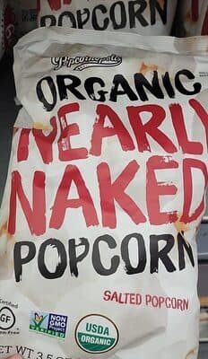 SALTED NEARLY NAKED POPCORN, SALTED POPCORN