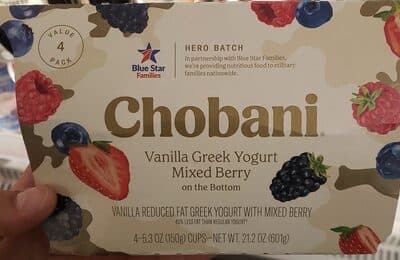 Vanilla Greek Yogurt Mixed Berry