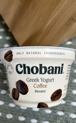 COFFEE BLENDED REDUCED FAT GREEK YOGURT, COFFEE