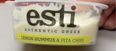 LEMON HUMMUS & PITA CHIPS, LEMON