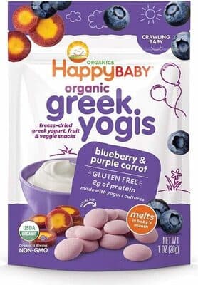 Organic greek yogurt - blueberry purple carrot