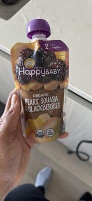 ORGANIC PEARS, SQUASH & BLACKBERRIES