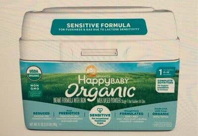 Happy Baby Organic Sensitive Infant Formula