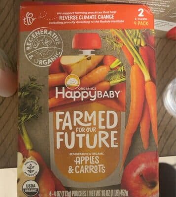 APPLES & CARROTS BABY FOOD, APPLES & CARROTS