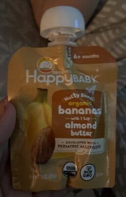 Organic Bananas with Almond Butter