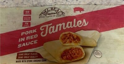 PORK IN RED SAUCE TAMALES, PORK