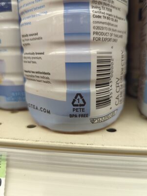 Teas' Tea Org Unsweetened Jasmine 16.9oz