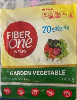 Garden vegetable wrap