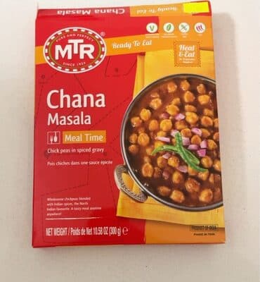 CHANA MASALA MEAL TIME