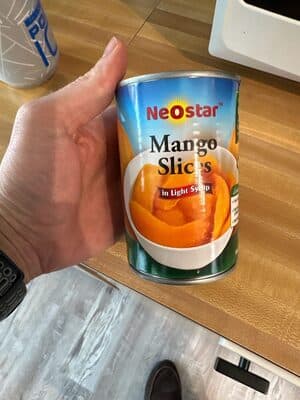 MANGO SLICES IN LIGHT SYRUP, LIGHT SYRUP