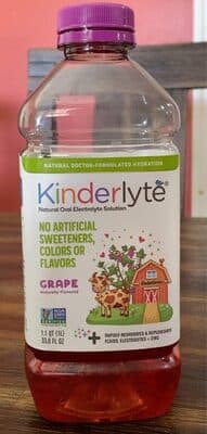 GRAPE FLAVORED NATURAL ORAL ELECTROLYTE SOLUTION, GRAPE