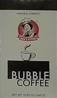 BUBBLE COFFEE, BUBBLE