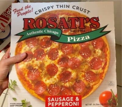 SAUSAGE & PEPPERONI PIZZA, SAUSAGE & PEPPERONI