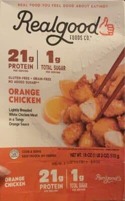 ORANGE CHICKEN FROZEN MEAL, ORANGE