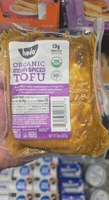 INDIAN SPICED ORGANIC TOFU, INDIAN SPICED