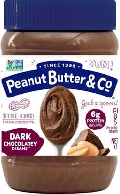 DARK CHOCOLATEY DREAMS PEANUT BUTTER SPREAD, DARK CHOCOLATEY DREAMS