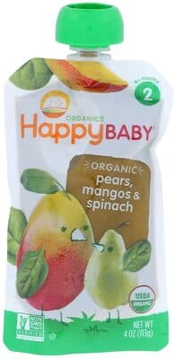 Pears, Mangos & Spinach- Stage 2