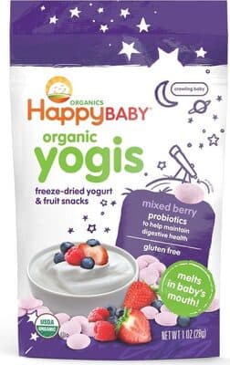Organic yogis freezedried yogurt fruit snacks mixed berry