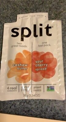 CASHEW BUTTER, SOUR CHERRY SPREAD, CASHEW BUTTER, SOUR CHEERY